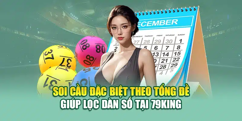 Soi cầu đặc biệt theo tổng đề giúp lọc dàn số tại 79King