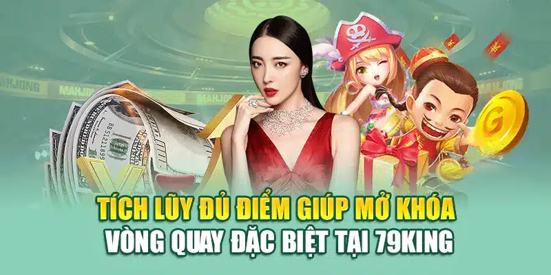 Tích Lũy Mỗi Ngày Tại 79king – Tăng Điểm Nhận Quà Dễ Dàng 2 Tích lũy đủ điểm giúp mở khóa vòng quay đặc biệt tại 79King